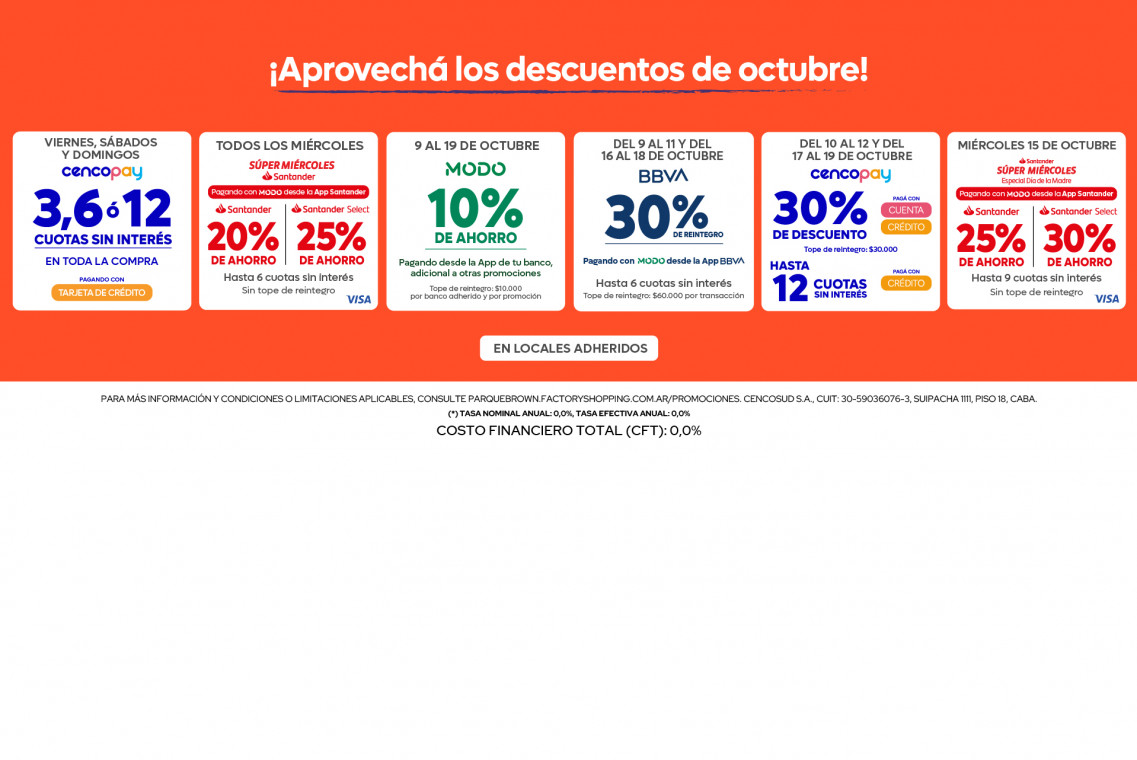 promociones octubre