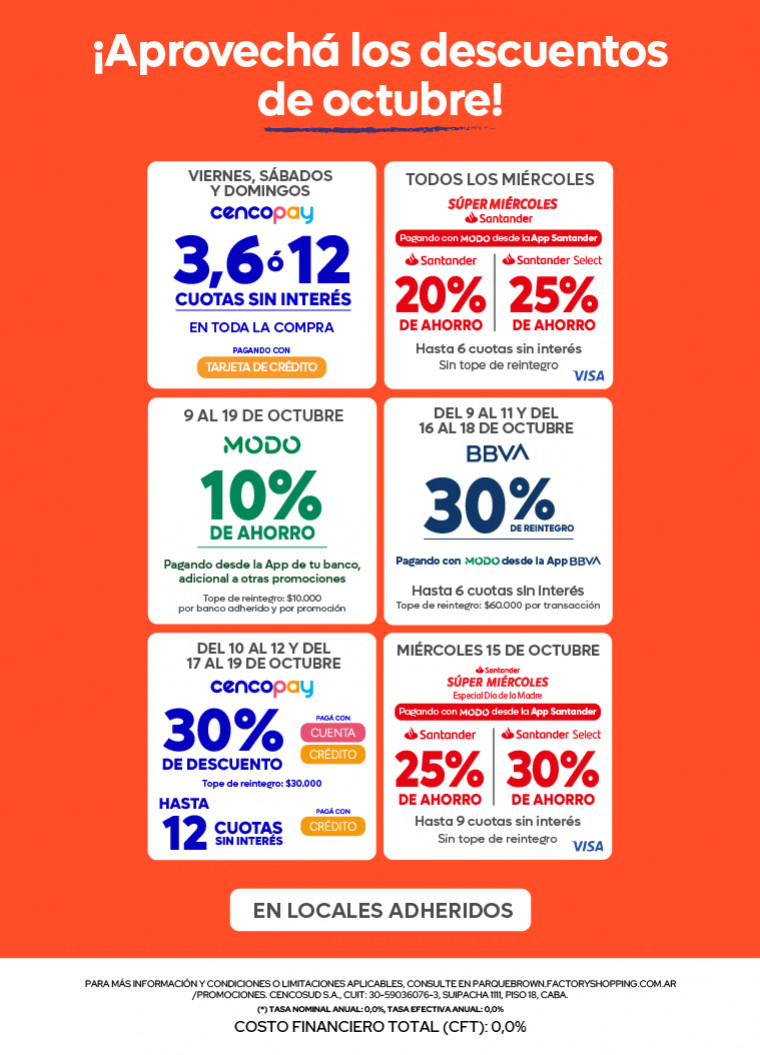 promociones octubre
