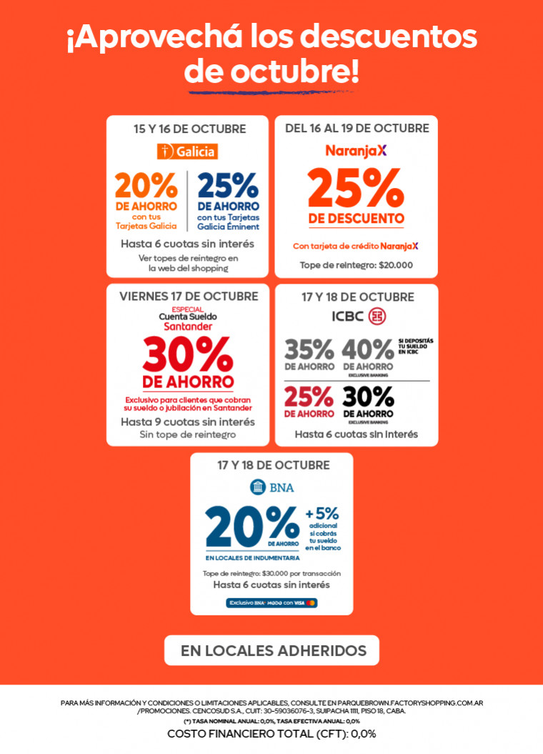 promociones octubre